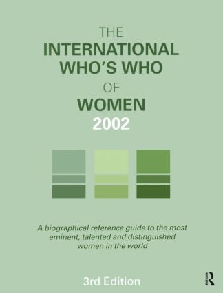 International Who's Who of Women 2002