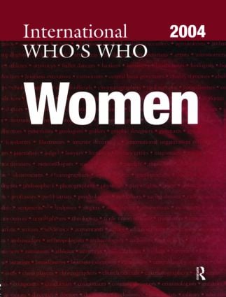 International Who's Who of Women 2004