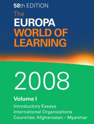 Europa World of Learning 2008