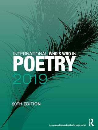 International Who's Who in Poetry 2019