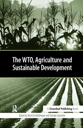 WTO, Agriculture and Sustainable Development