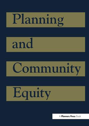 Planning and Community Equity
