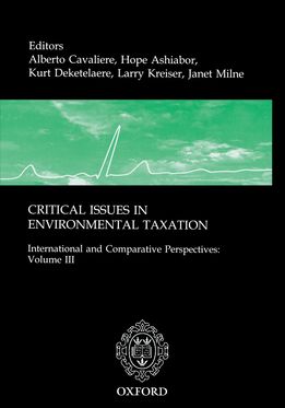 Critical Issues in Environmental Taxation Volume III
