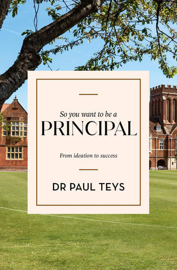 So you want to be a principal …