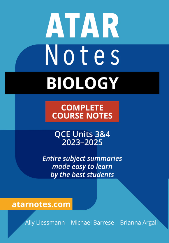 ATAR Notes QCE Biology 3&4 Notes (2023-2025)