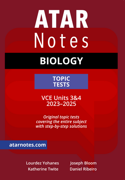 ATAR Notes VCE Biology 3&4 Topic Tests (2023-2025)