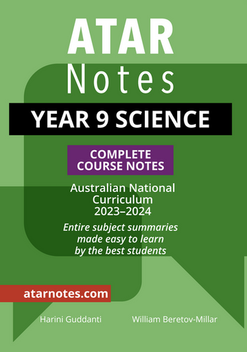ATAR Notes Year 9 Science Notes (2023-2024)