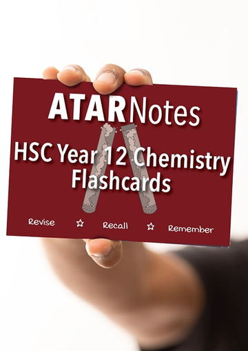 ATAR Notes HSC Year 12 Chemistry Flashcards