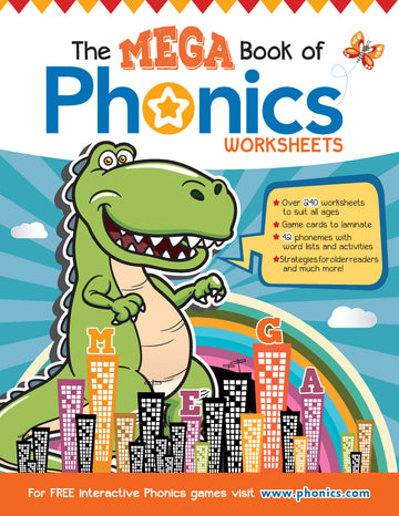 The Mega Book of Phonics Worksheets - Phonics.com