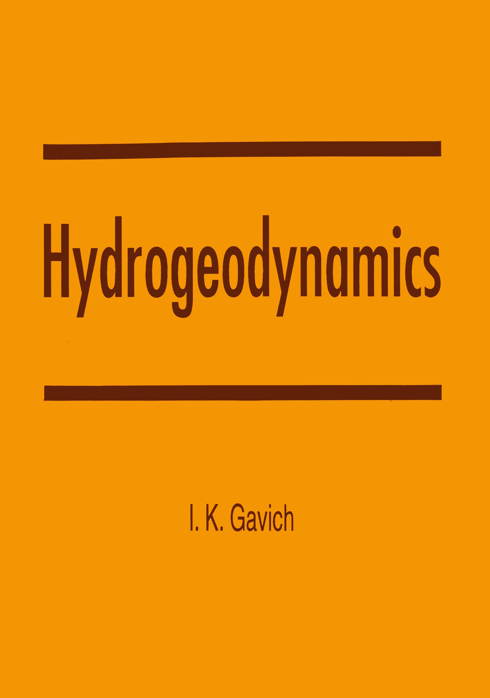 Hydrogeodynamics