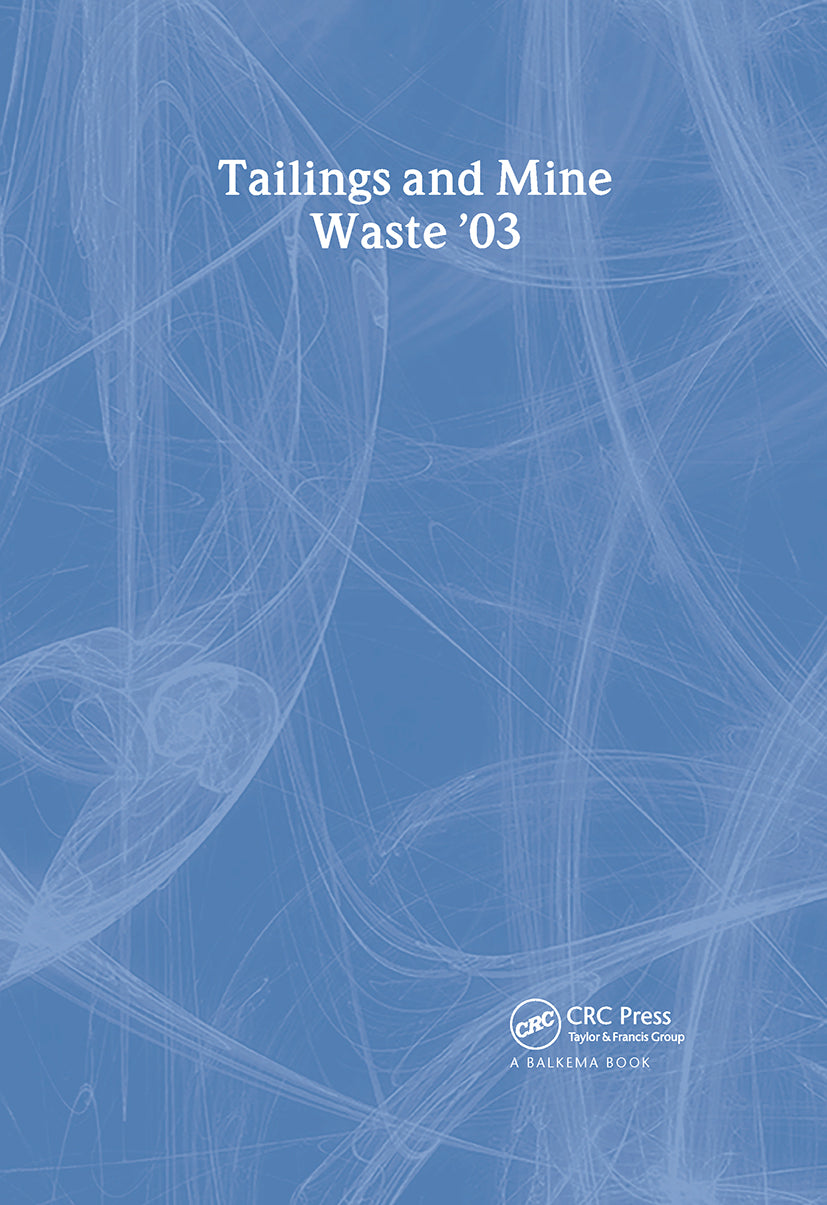 Tailings and Mine Waste 2003