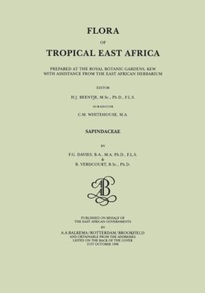 Flora of Tropical East Africa - Sapindaceae (1998)