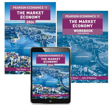 Pearson Economics 11: The Market Economy 2024 Student Book, eBook and Workbook
