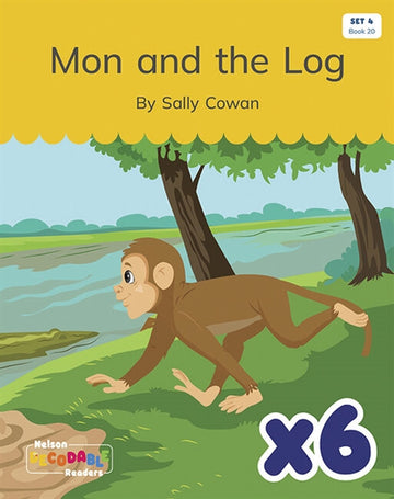  Mon and the Log x 6 (Set 4, Book 20)