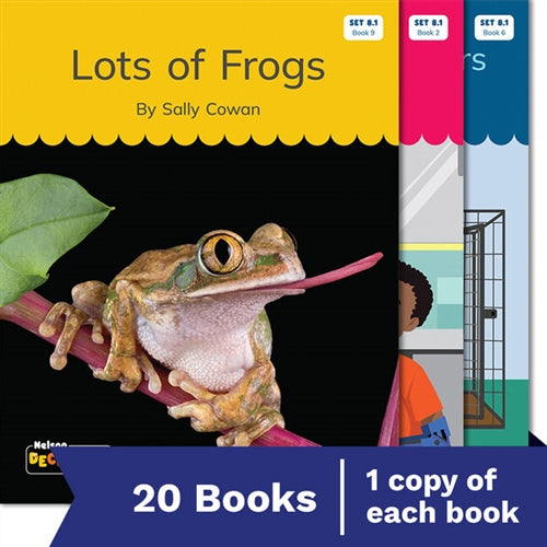 Nelson Decodable Readers Set 8 X 20