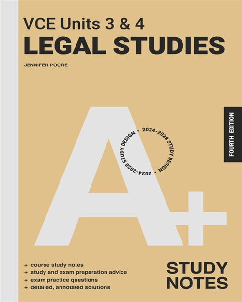  A+ VCE Legal Studies Study Notes