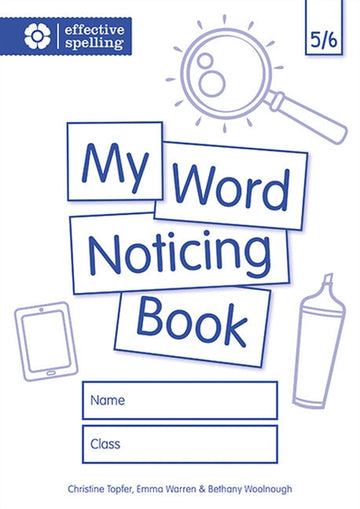 My Word Noticing Notebook 5/6