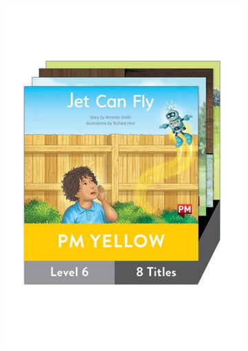PM Guided Readers Yellow Fiction Level 6 Pack x 8