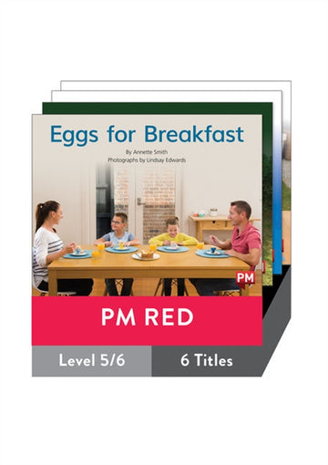 PM Guided Readers Red Non Fiction Level 5/6 Pack x 6