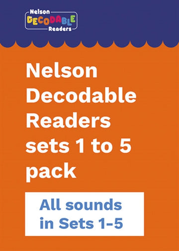  Nelson Decodable Readers sets 1 to 5 pack x 100