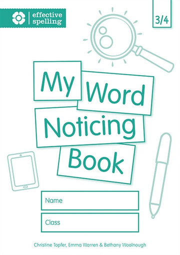 My Word Noticing Notebook 3/4