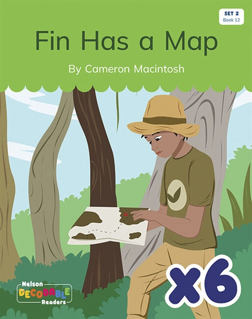  Fin Has a Map x 6 (Set 2, Book 12)