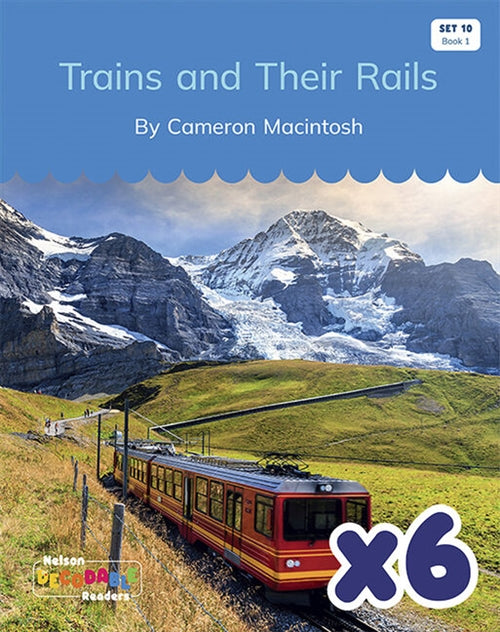  Trains and Their Rails x 6 (Set 10, Book 1)