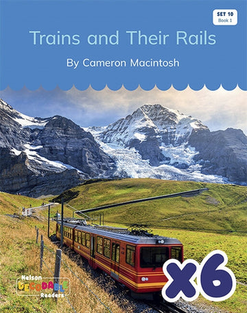  Trains and Their Rails x 6 (Set 10, Book 1)