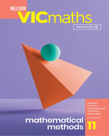 Nelson VICmaths 11 Mathematical Methods Student Book with 1 Access Code