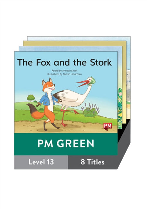 PM Guided Readers Green Fiction Level 13 Pack x 8