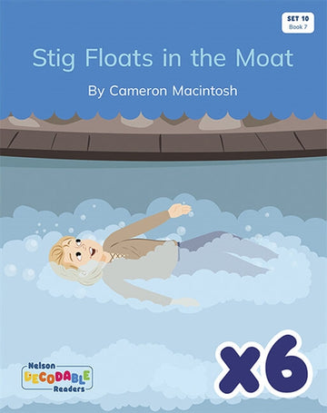  Stig Floats in the Moat x 6 (Set 10, Book 7)