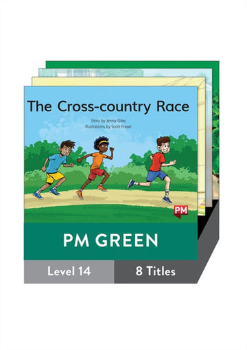 PM Guided Readers Green Fiction Level 14 Pack x 8