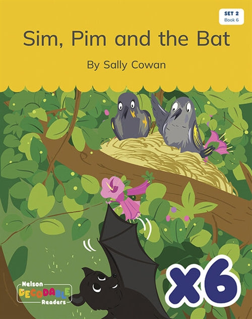  Sim, Pim and the Bat x 6 (Set 2, Book 6)