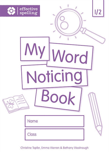My Word Noticing Notebook 1/2