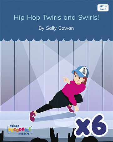  Hip Hop Twirls and Swirls x 6 (Set 11, Book 5)