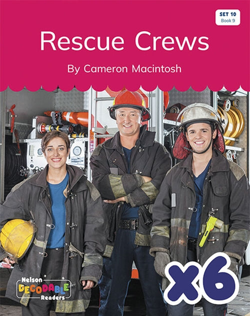  Rescue Crews x 6 (Set 10, Book 9)