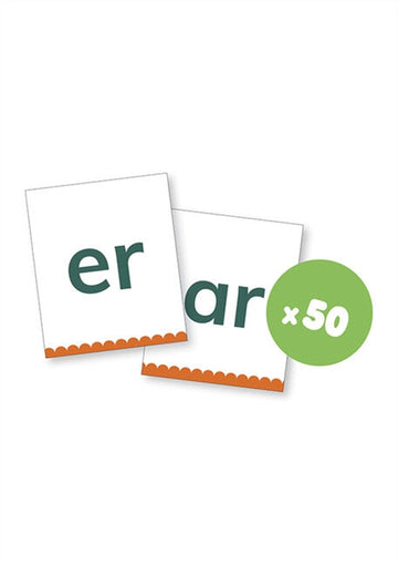 Nelson Phonics in a Box 3: Vowel Flashcards x50