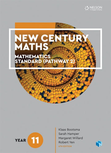 New Century Maths 11 Mathematics Standard (Pathway 2) Student Book with  4 Access Codes