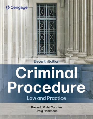  Criminal Procedure: Law and Practice