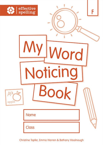 My Word Noticing Notebook Foundation