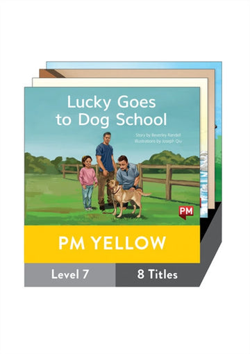 PM Guided Readers Yellow Fiction Level 7 Pack x 8