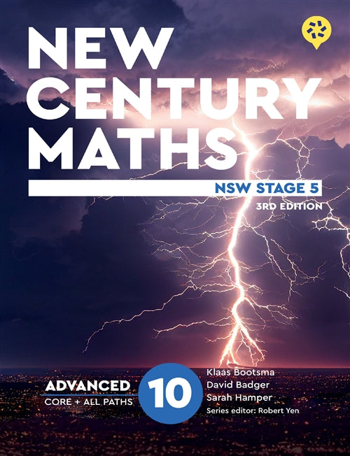 New Century Maths 10 Advanced (Student Book with Nelson MindTap)