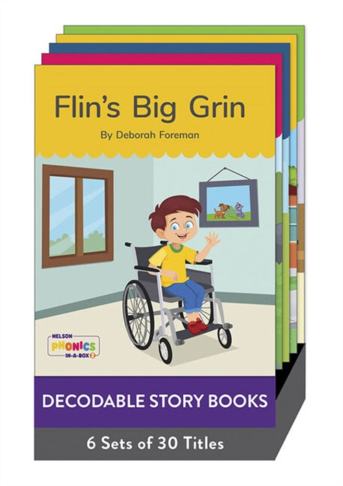 Nelson Phonics in a Box 2: Decodable Story Books X 30 Packs of 6