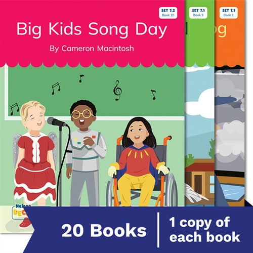 Nelson Decodable Readers Set 7 Pack x 20