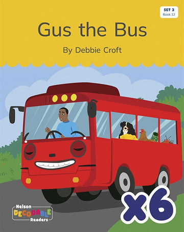  Gus the Bus x 6 (Set 3, Book 12)