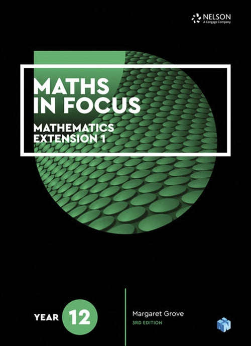 Maths in Focus 12 Mathematics Extension 1 Student Book with 1 Access  Code for 26 Months