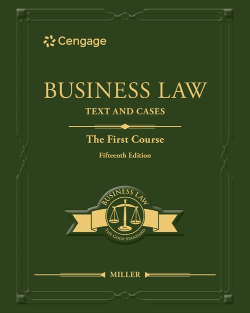  Business Law : Text & Cases - The First Course