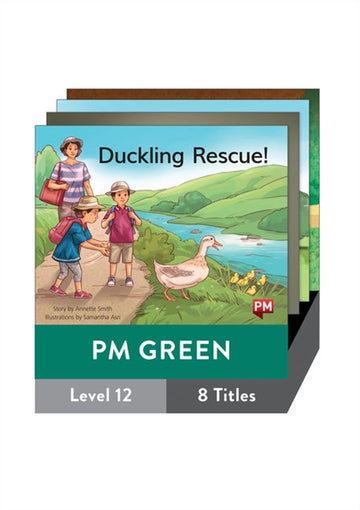 PM Guided Readers Green Fiction Level 12 Pack x 8