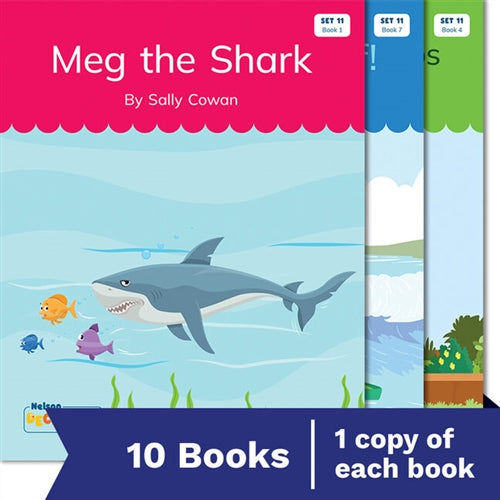 Nelson Decodable Readers Set 11 X 10