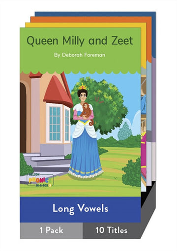 Nelson Phonics In a Box 3: Long Vowels Story Books X 10